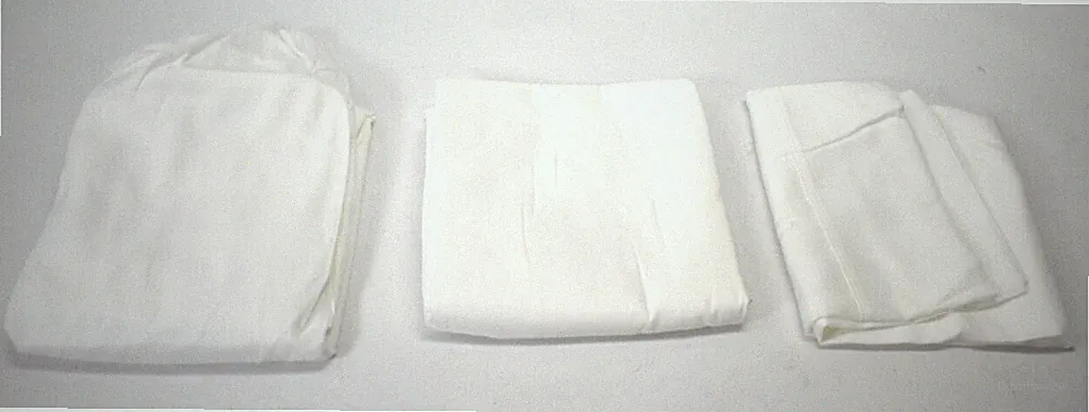 Amazon Basics 3 Piece Sheet Set Twin XL Size Bedding Bright White College Dorm