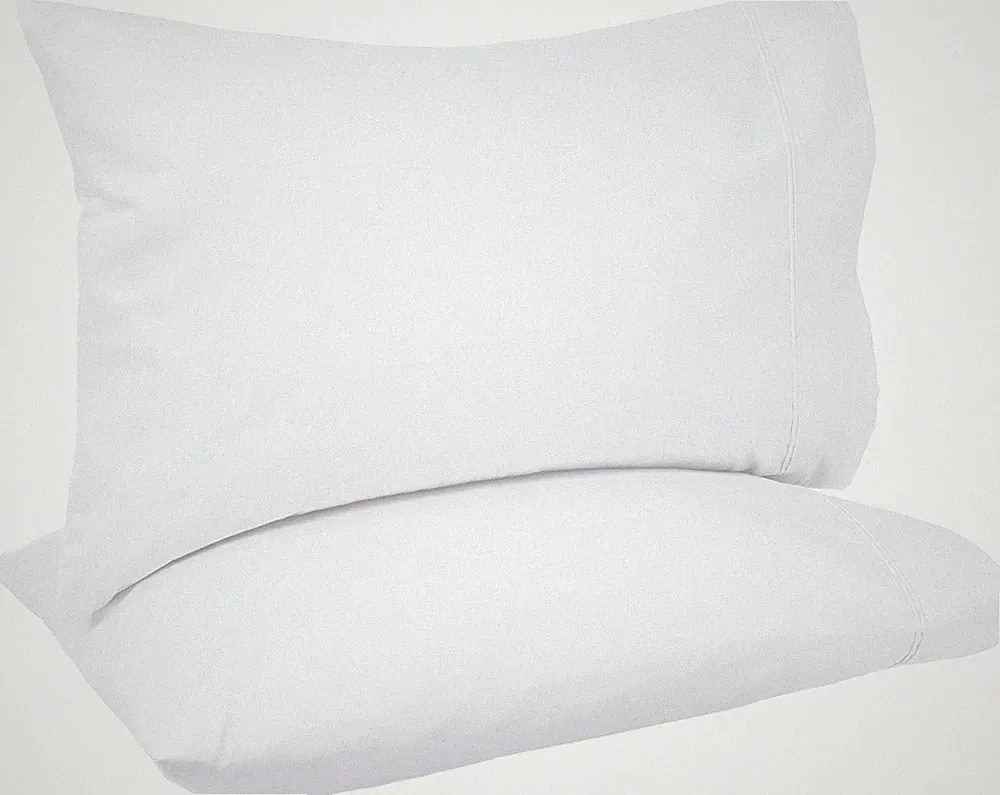 Amazon Basics 400 Thread Count 100% Cotton Pillowcases, Sateen Weave, Wrinkle Re