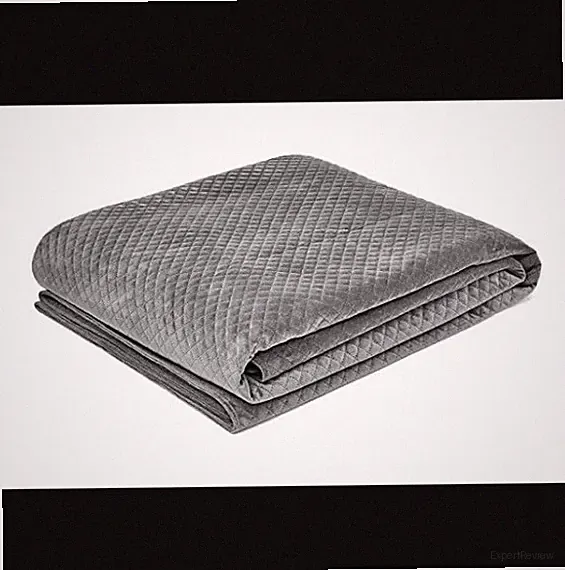 Amazon Basics Quilted Minky Weighted Blanket Cover 60"x80" Full/Queen Dark Grey