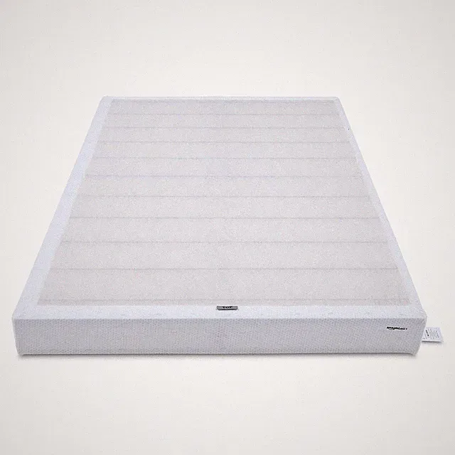 Amazon Basics Smart Box Spring Bed Base, 9-Inch Height, King, 79" x 75.5" x 9"