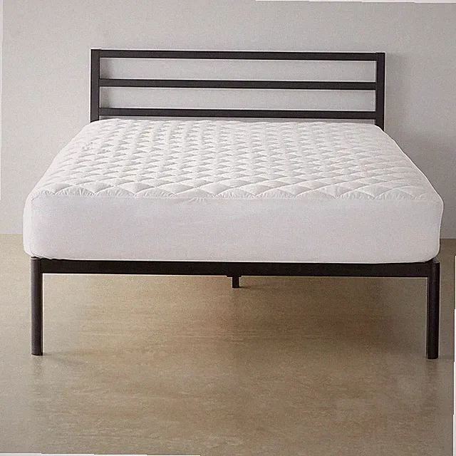 Hypoallergenic Quilted Plush and Breathable Mattress Topper Pad, 18 Inches Deep