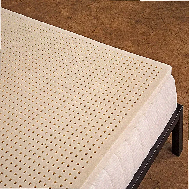 Organic 3 Inch Soft Green Latex Mattress Topper - Twin Size, GOLS Certified