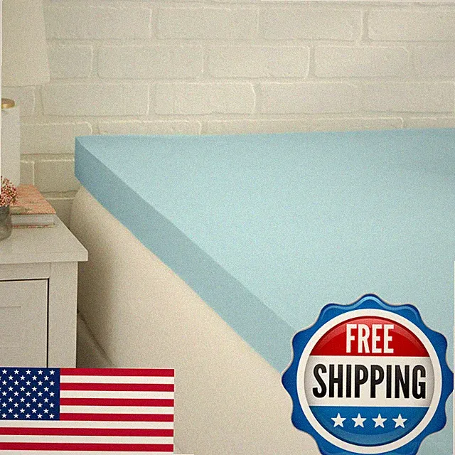 Retailer Basics King Mattress Topper Cooling Gel-Infused Certipur-Us Certified 3